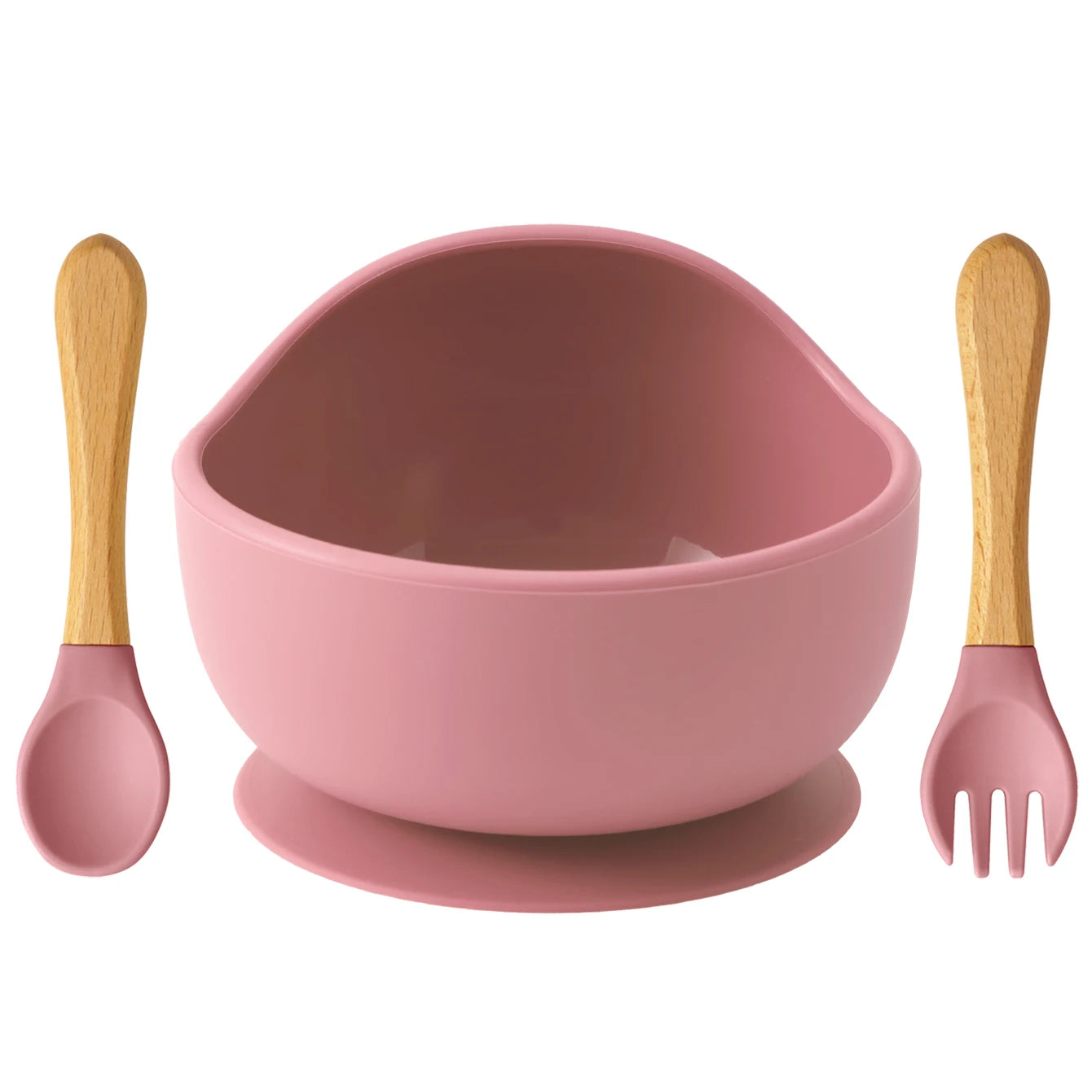 Color Kids 3PCS Silicone Baby Feeding Set