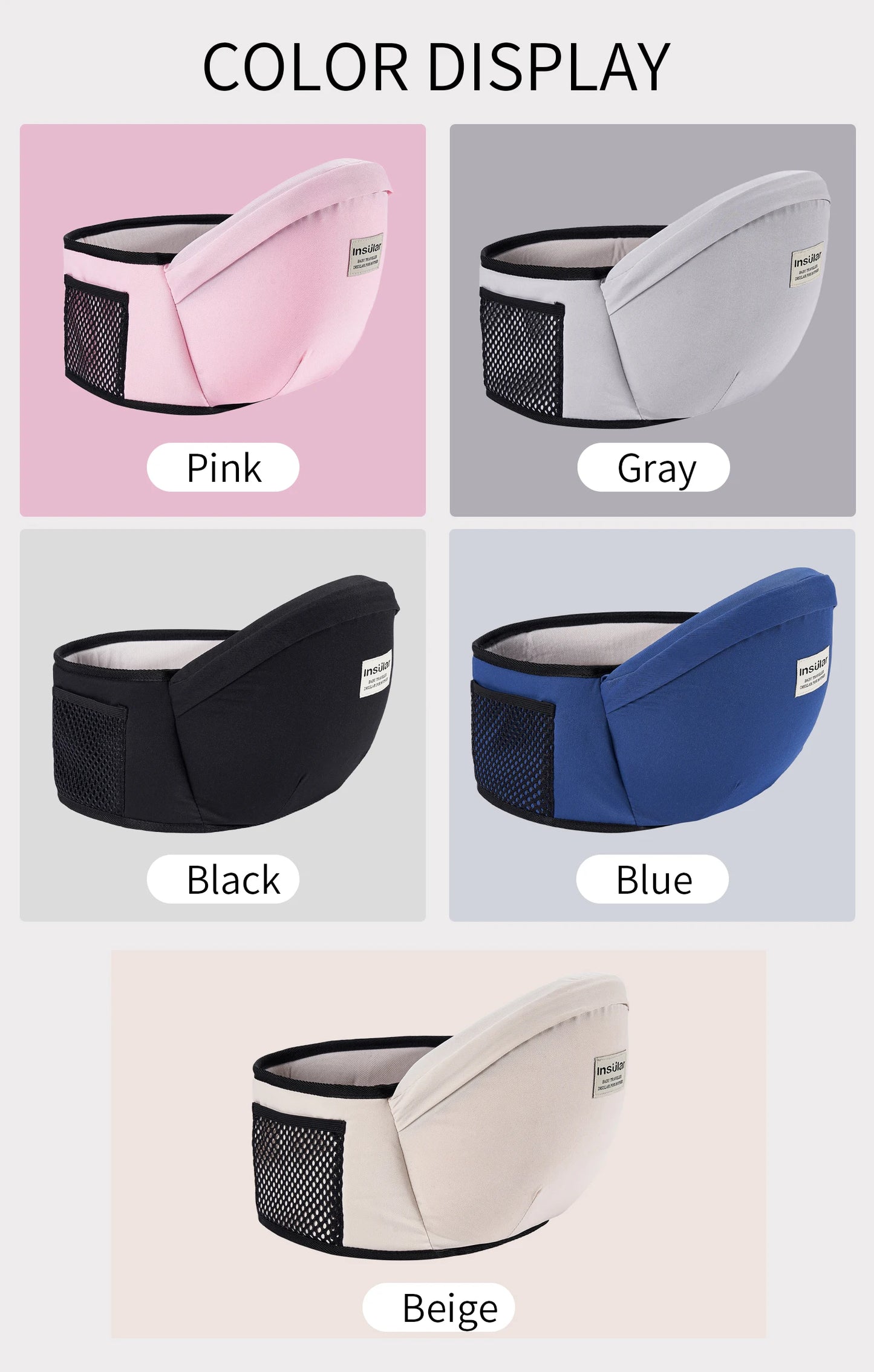 Baby Carrier Waist Stool Walkers