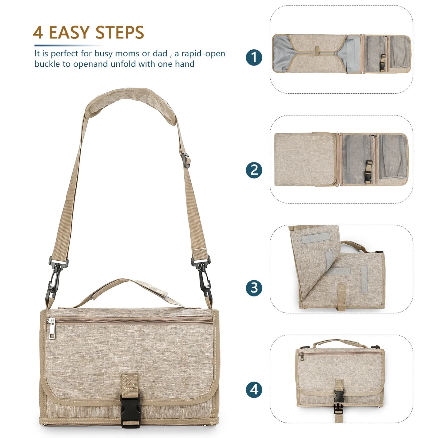 3 in 1 Baby Diaper Pad Waterproof