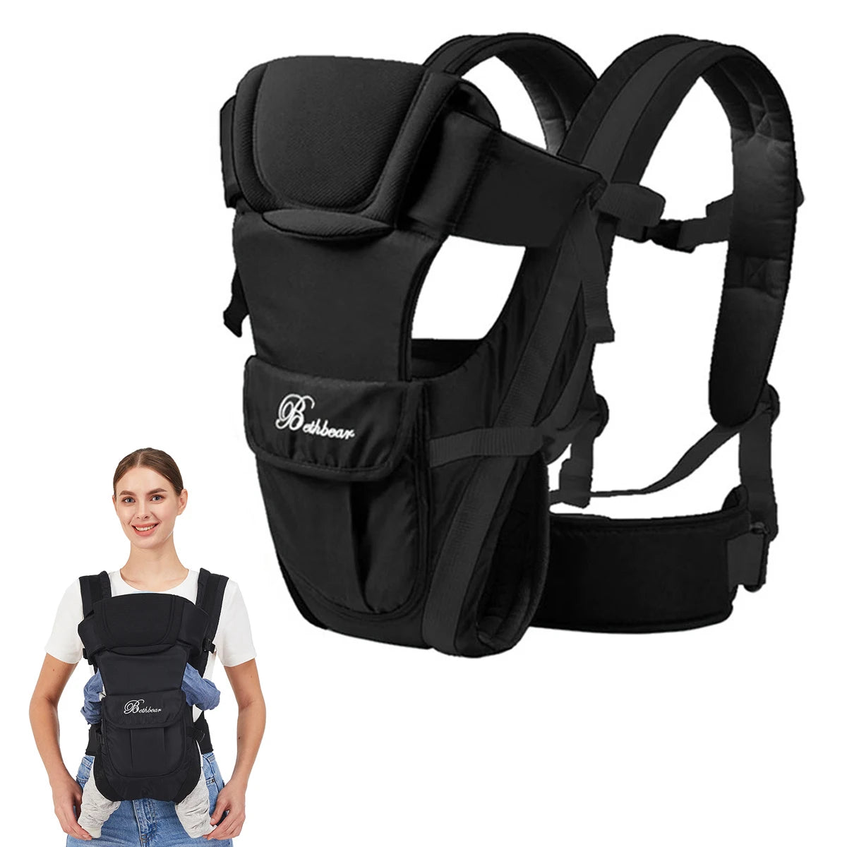 Baby Sling Carrier, 4-in-1