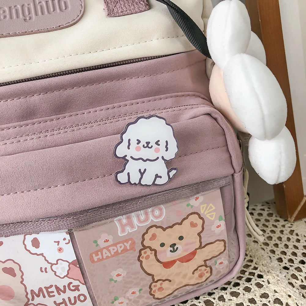 Casual Fashion Laptop Mochil 10.23x9.44x3.54in Kawaii School Backpack Japanese Style Backpack for Travel Shopping Student School