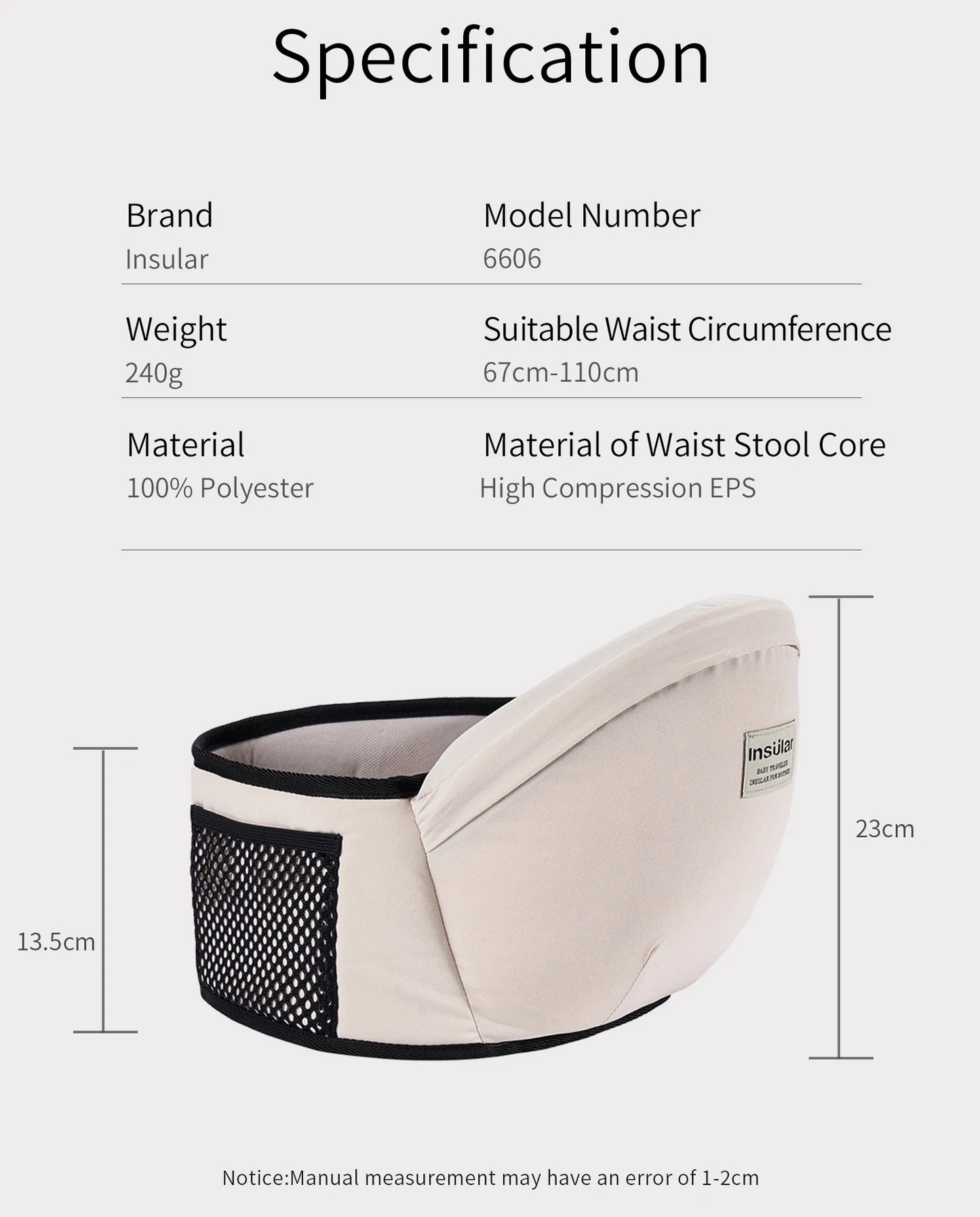 Baby Carrier Waist Stool Walkers