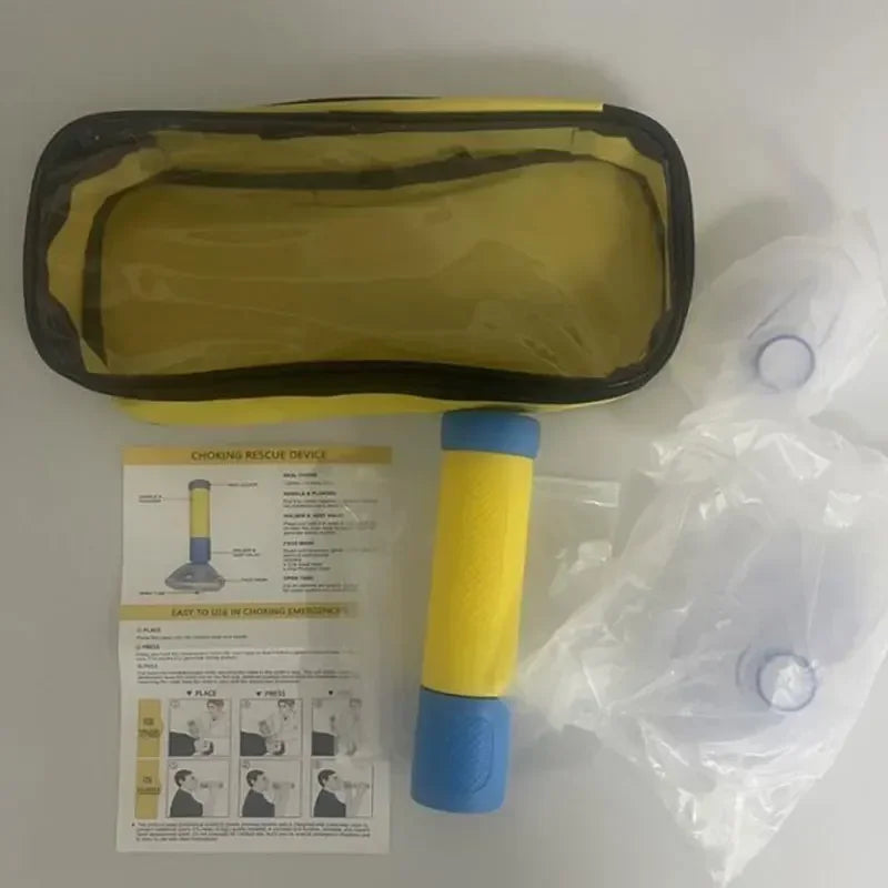 Portable Upgrade First Aid Kit for Kids Adults Choking Emergency Life Saving Suction