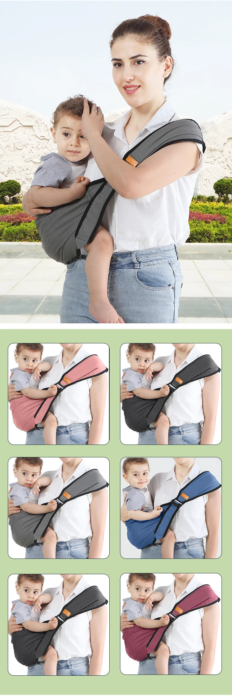baby carrying bag waist stool strap