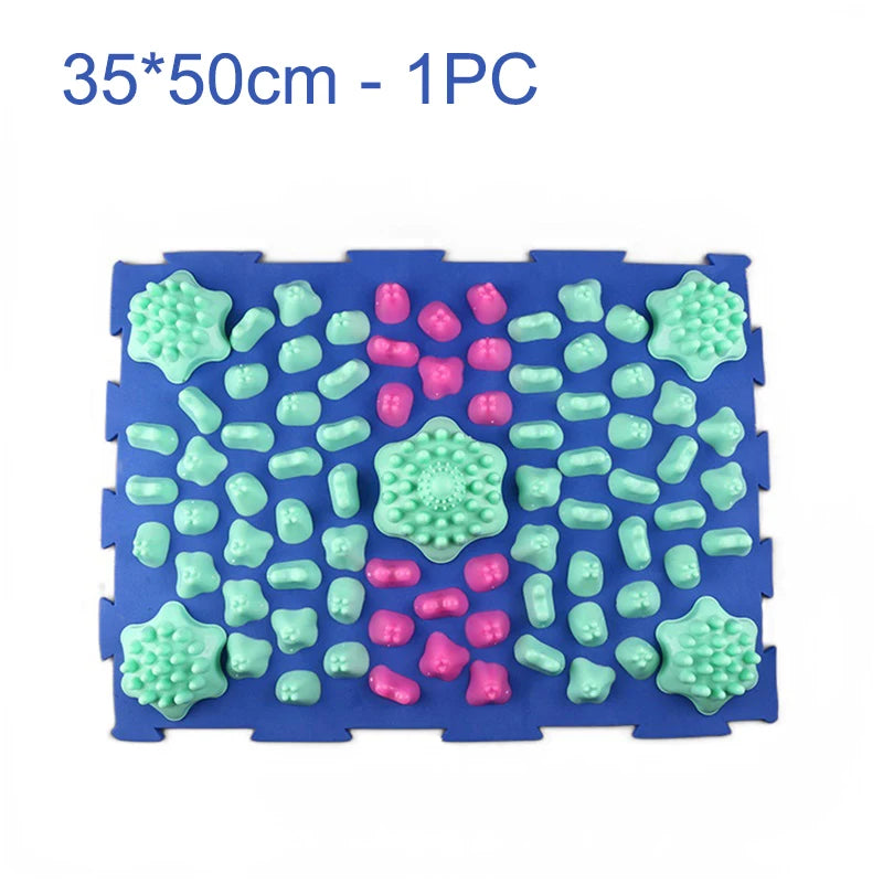 Professional Durable Finger Pressure Plate Reflexology Foot Massage Pad Toe Pressure Blood Circulation Plate Mat For Massager
