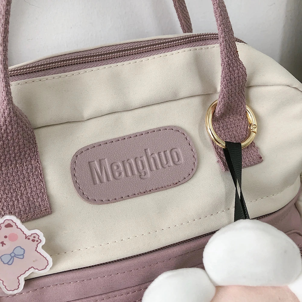 Casual Fashion Laptop Mochil 10.23x9.44x3.54in Kawaii School Backpack Japanese Style Backpack for Travel Shopping Student School