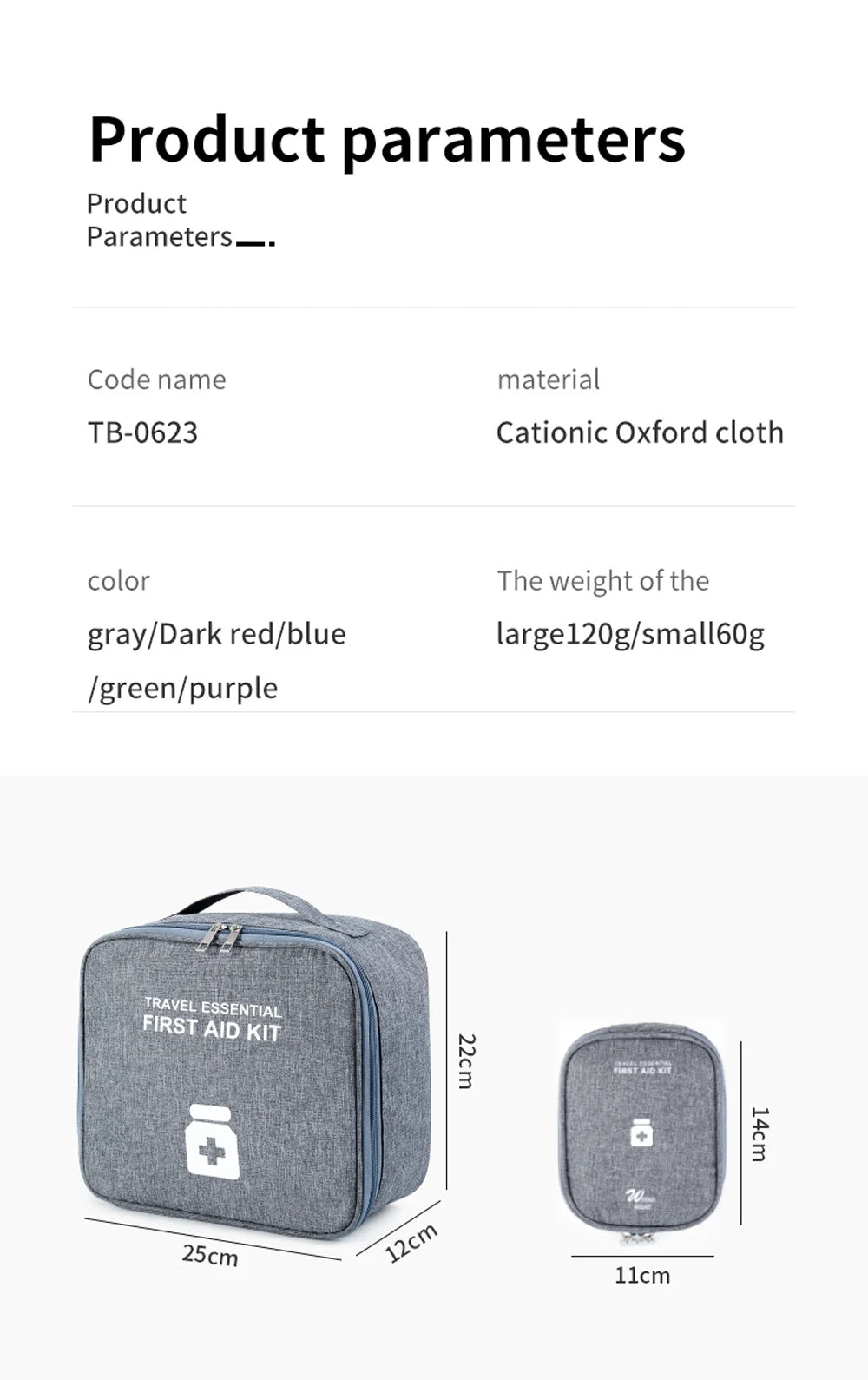Mini Portable Medicine Storage Bag