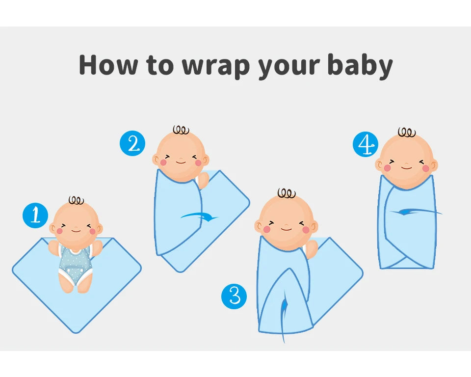 Baby Blankets Super Soft Newborn Cotton 90*70cm