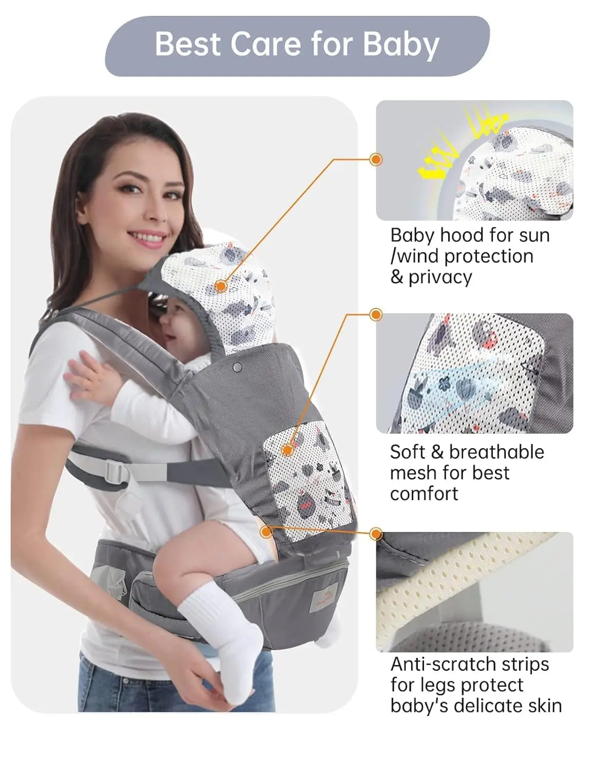 Baby Carrier, Baby Carrier Newborn to Toddler