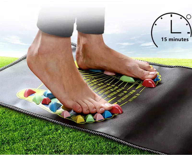 Massage Cushion Simulation Cobblestone Foot Leg Pad