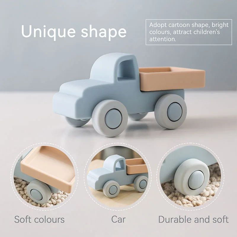 Baby toys silicone car toys