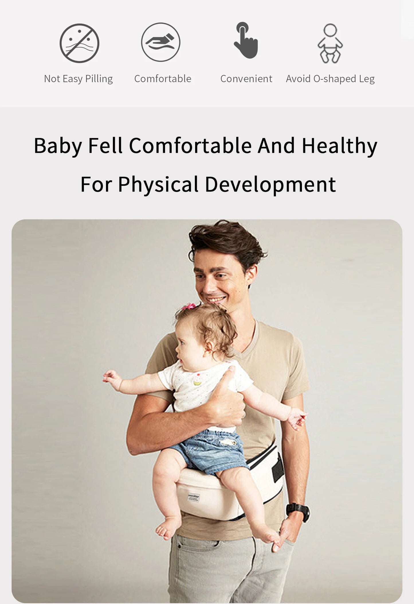 Baby Carrier Waist Stool Walkers