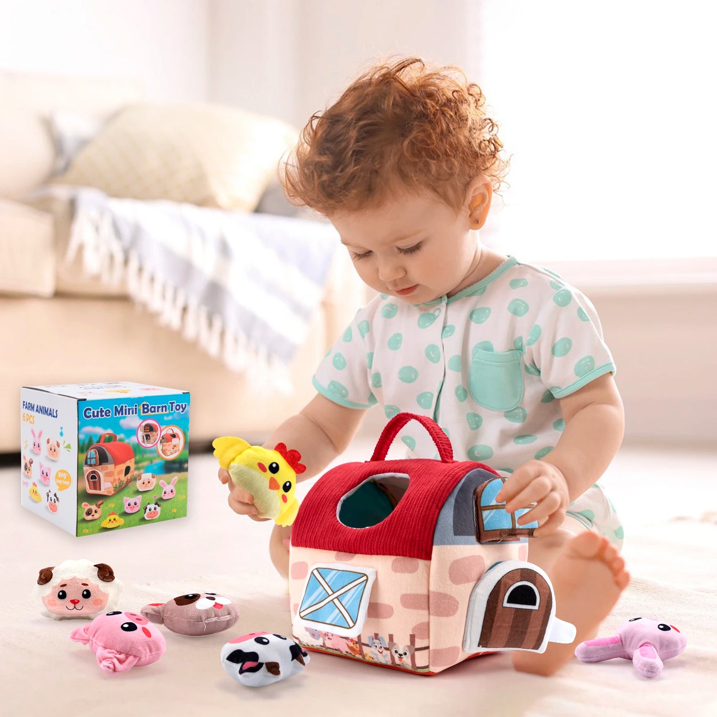Baby Soft Plush Animals Farm