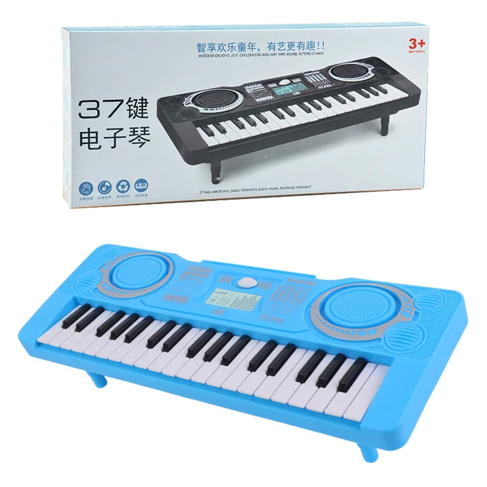 Digital Electronic Piano Kids Educational Toy Portable 37 Keys Electronic Piano Keyboard Children Musical Instrument