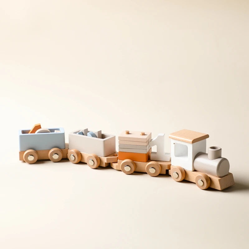 Kids Wooden Montessori Toy Set Children Coffee Machine