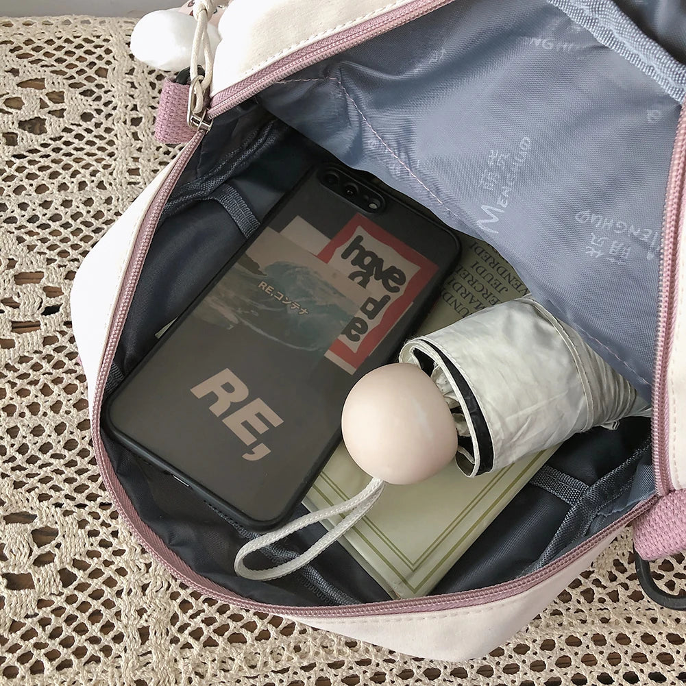 Casual Fashion Laptop Mochil 10.23x9.44x3.54in Kawaii School Backpack Japanese Style Backpack for Travel Shopping Student School