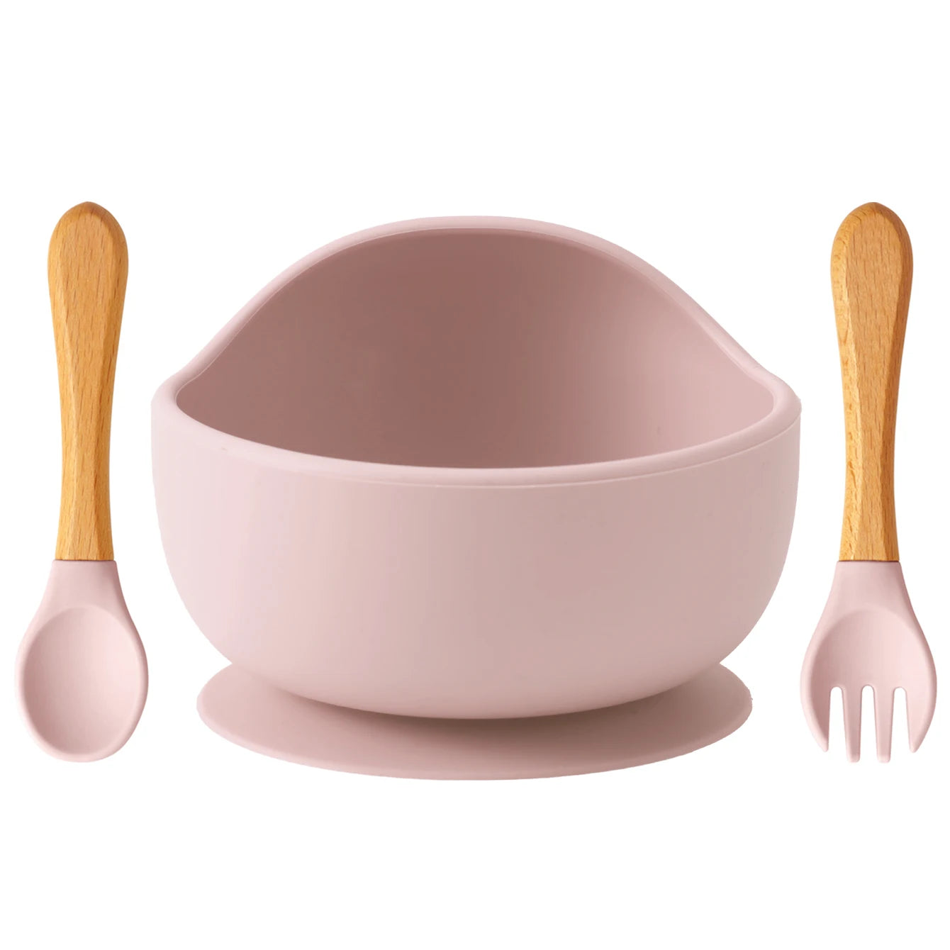 Color Kids 3PCS Silicone Baby Feeding Set