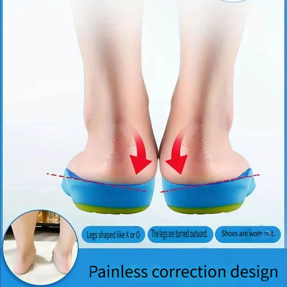 Kids Orthotics Flat Foot High Arch Support Orthopedic Insoles for Children