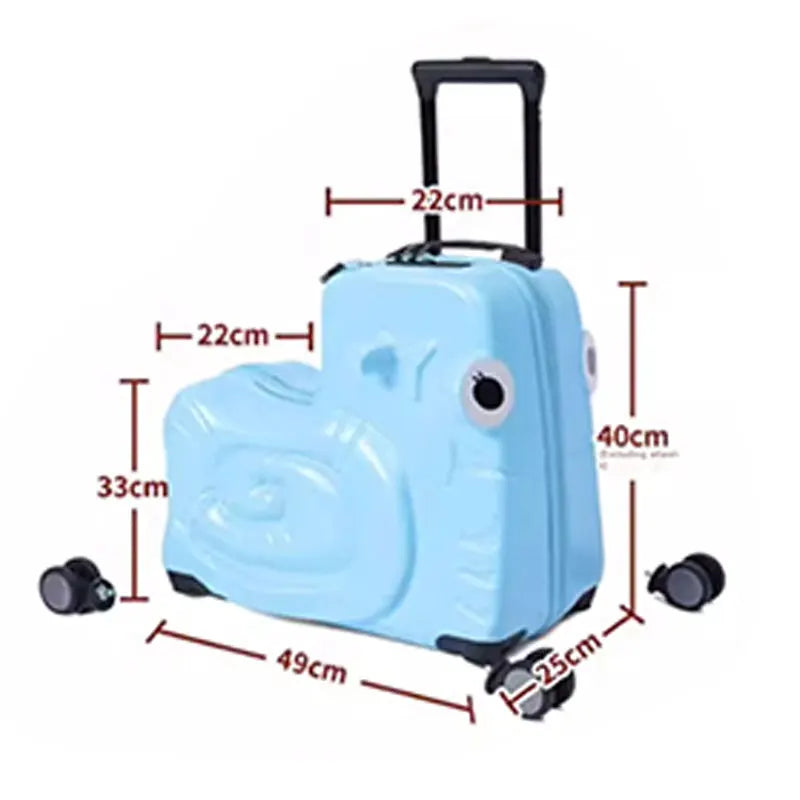 Suitcase for Children Can Sit to Ride on Luggage