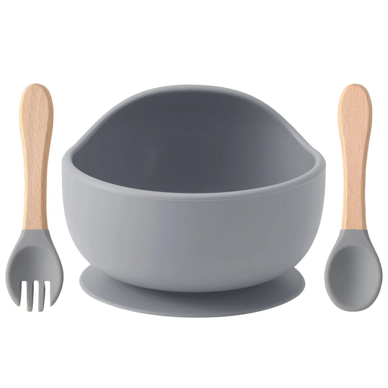 Color Kids 3PCS Silicone Baby Feeding Set