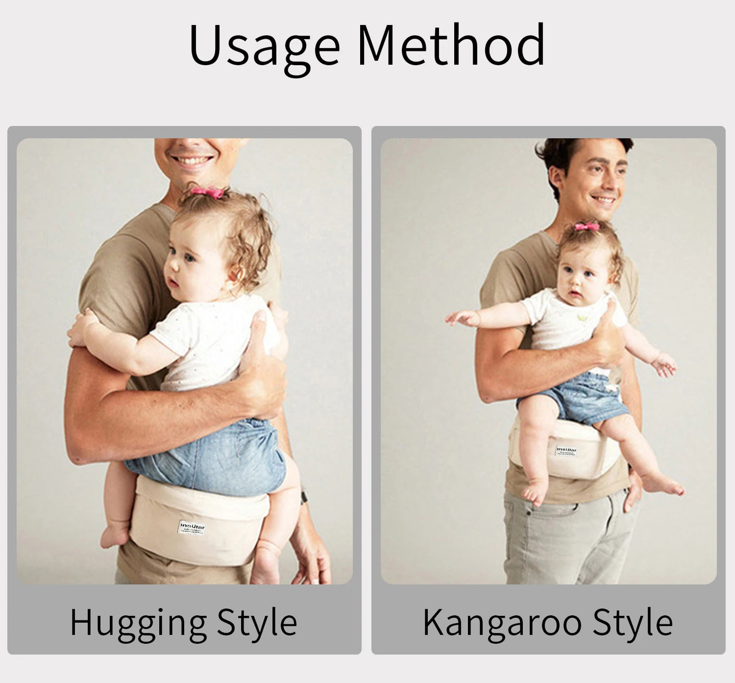 Baby Carrier Waist Stool Walkers