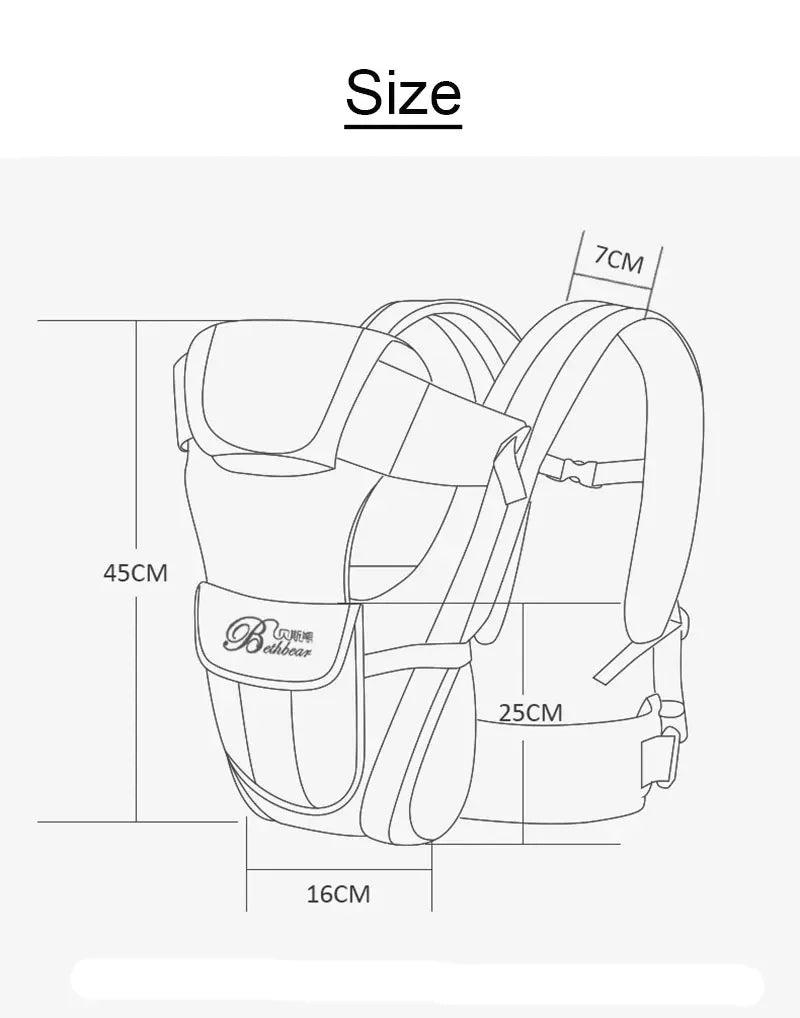 Baby Sling Carrier, 4-in-1
