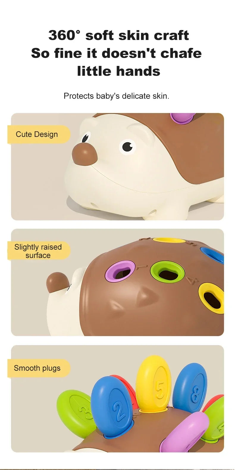 Hedgehog Montessori Educational Toy