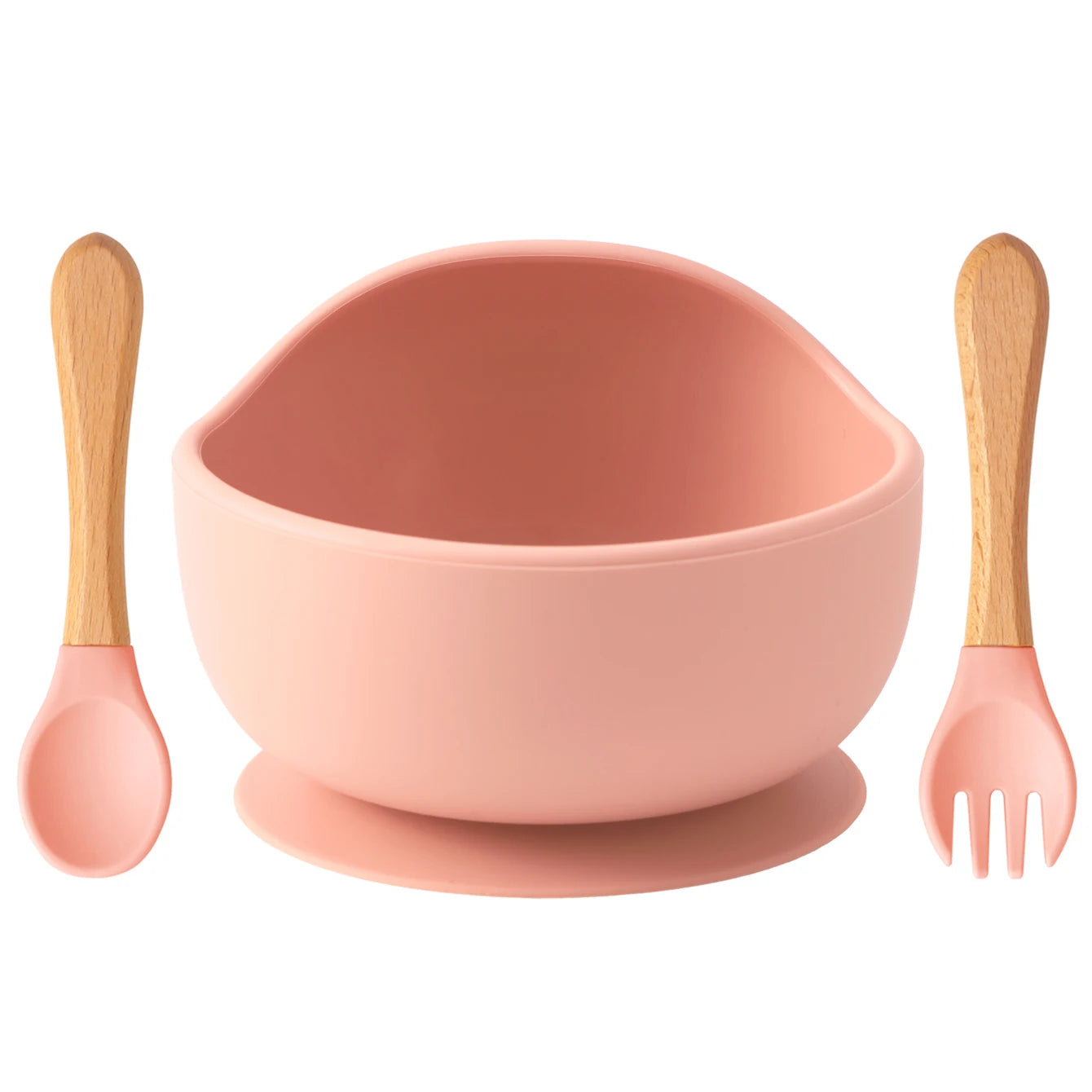 Color Kids 3PCS Silicone Baby Feeding Set