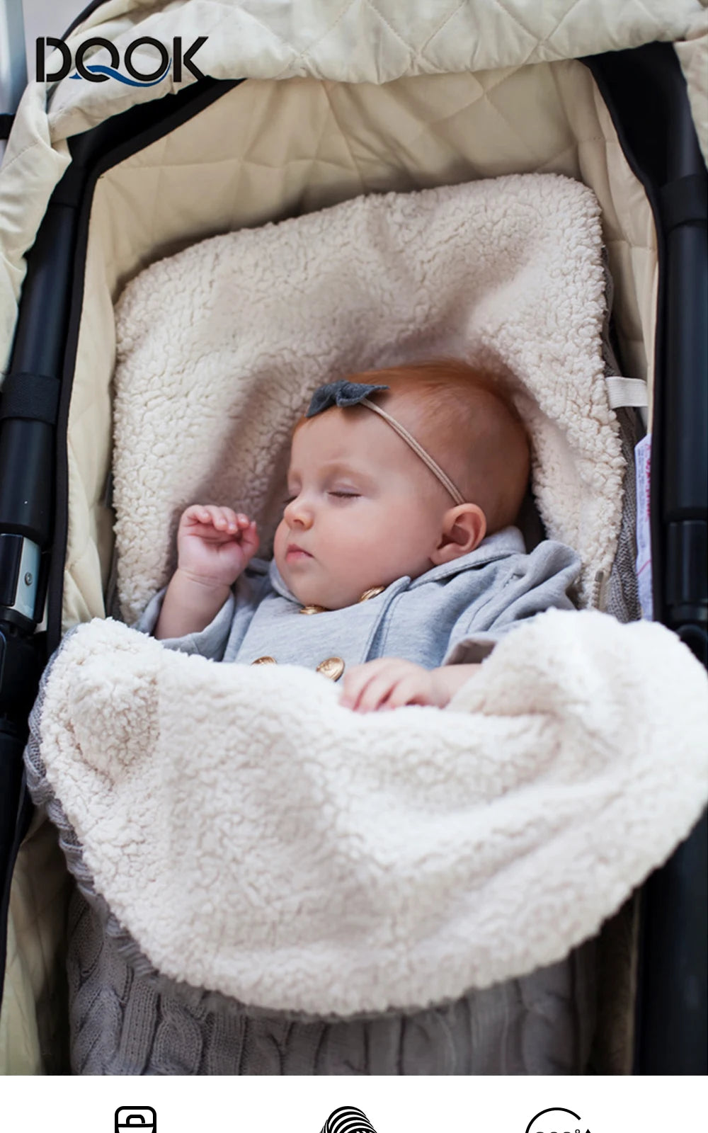 Baby Blanket & Swaddling Newborn Thermal Soft Fleece