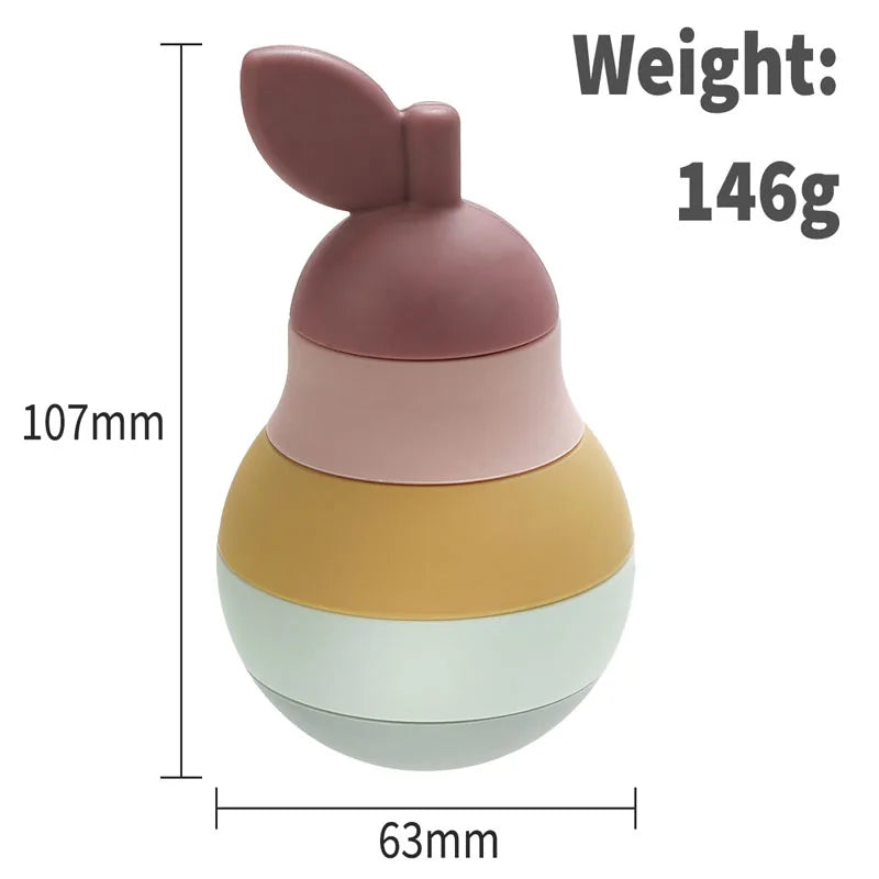 5Pcs/Set Silicone Building Block