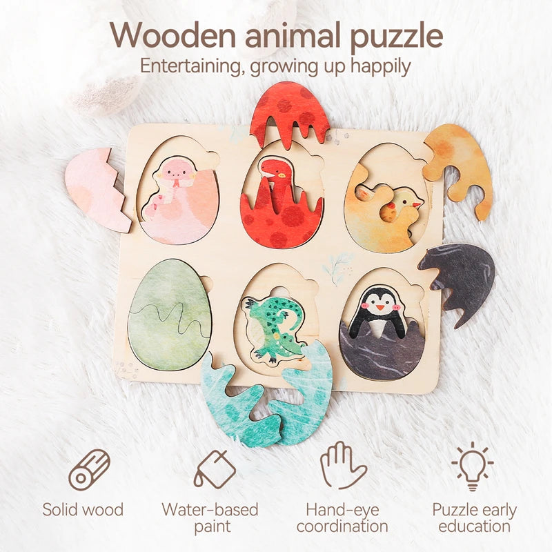 Wooden Puzzle Montessori Toys