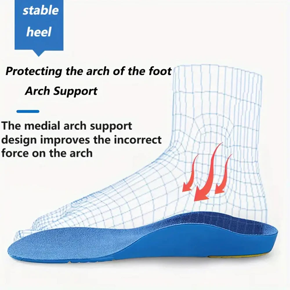 Kids Orthotics Flat Foot High Arch Support Orthopedic Insoles for Children
