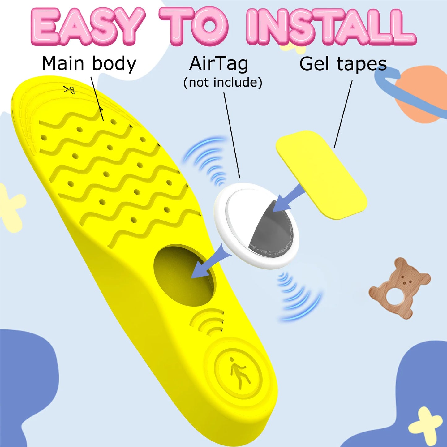 Airtag Protective Insoles for Kids
