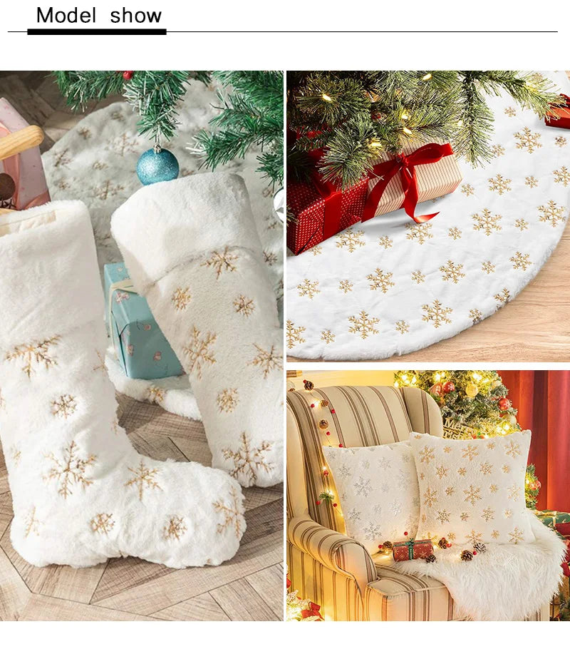 150x50cm Christmas Plush Fabric Bronzing Winter Coat Pillow Fabric Pet Clothing DIY Sewing Material By Half Meters For Winter