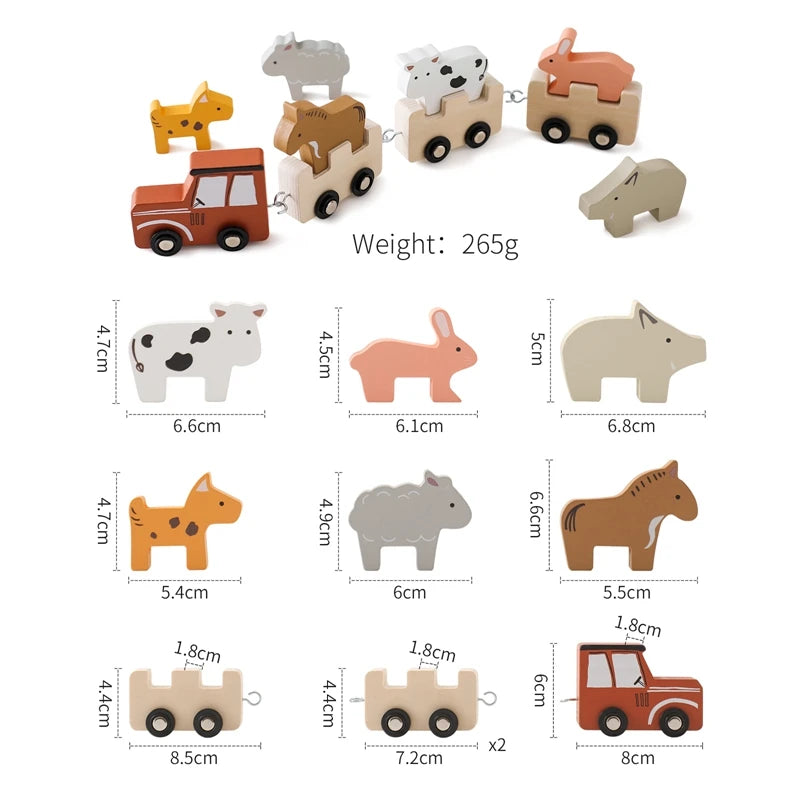 Kids Wooden Montessori Toy Set Children Coffee Machine