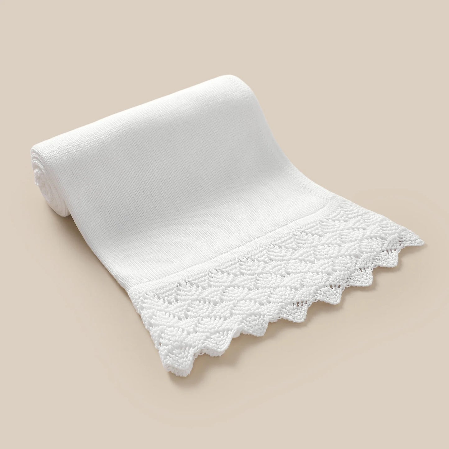 Cotton Baby Blanket Knit Newborn Boys Girls Bedding Quilt Fashion Hollow Out Solid 90*70CM Toddler Swaddle Wrap Super Soft Plaid