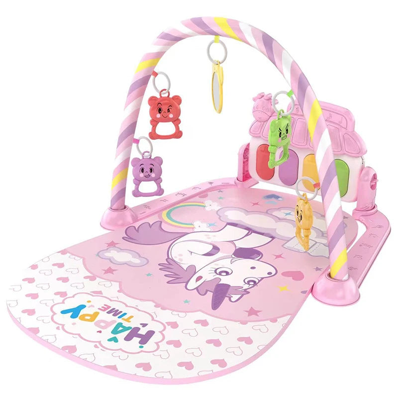 Baby fitness stand toy, music