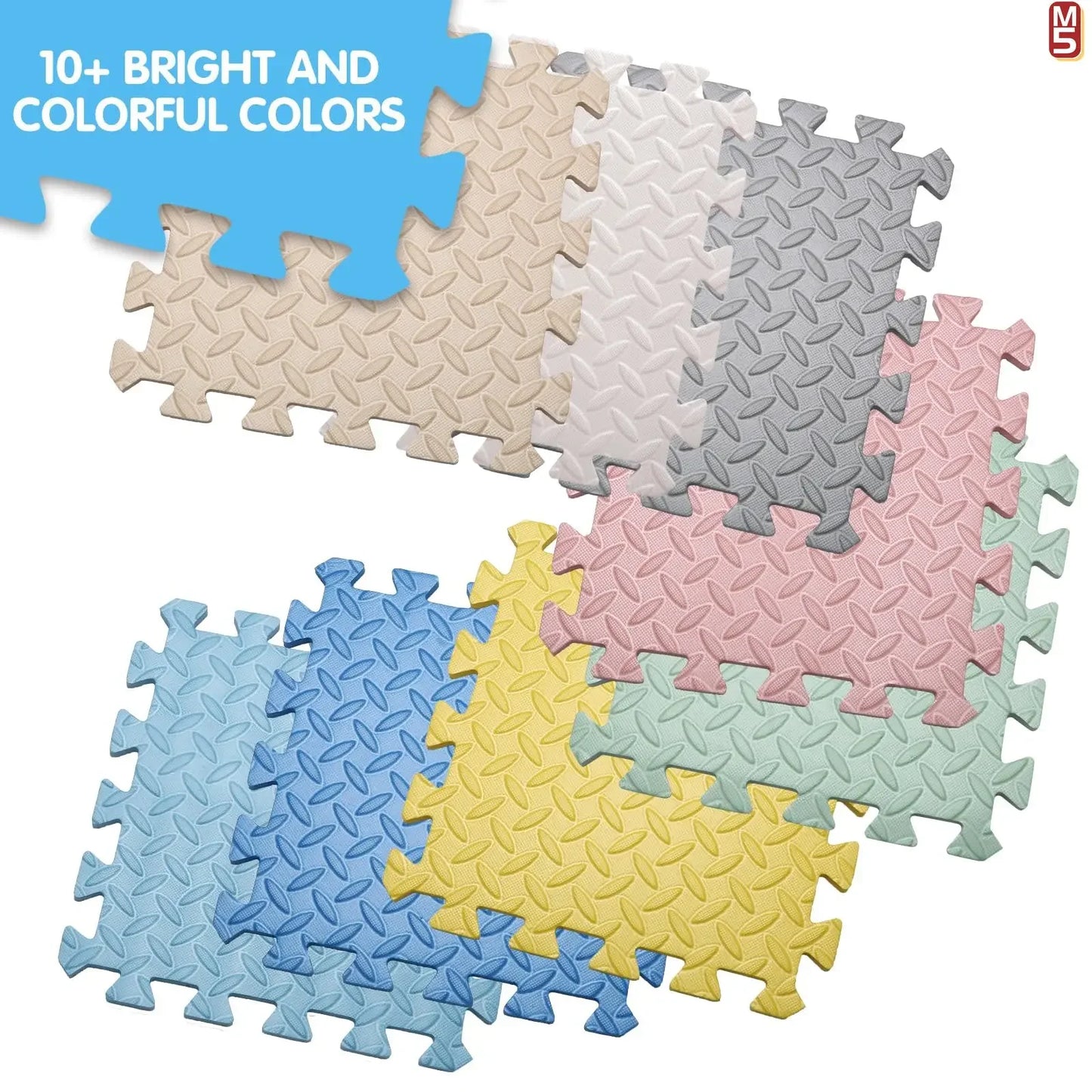 4-20Pcs Colorful Eva Foam Puzzle Mat for Baby Anti-Slip Gym Floor