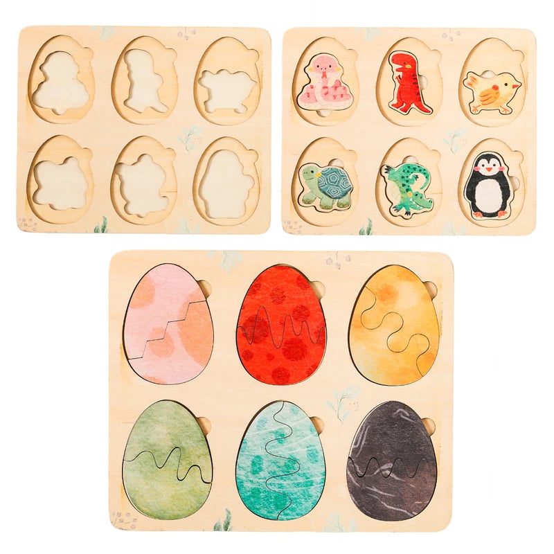 Wooden Puzzle Montessori Toys