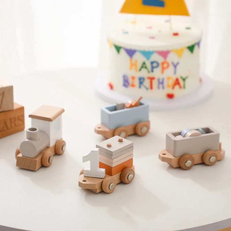 Kids Wooden Montessori Toy Set Children Coffee Machine