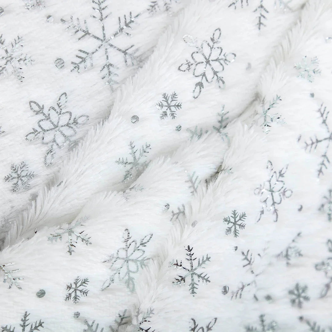 150x50cm Christmas Plush Fabric Bronzing Winter Coat Pillow Fabric Pet Clothing DIY Sewing Material By Half Meters For Winter