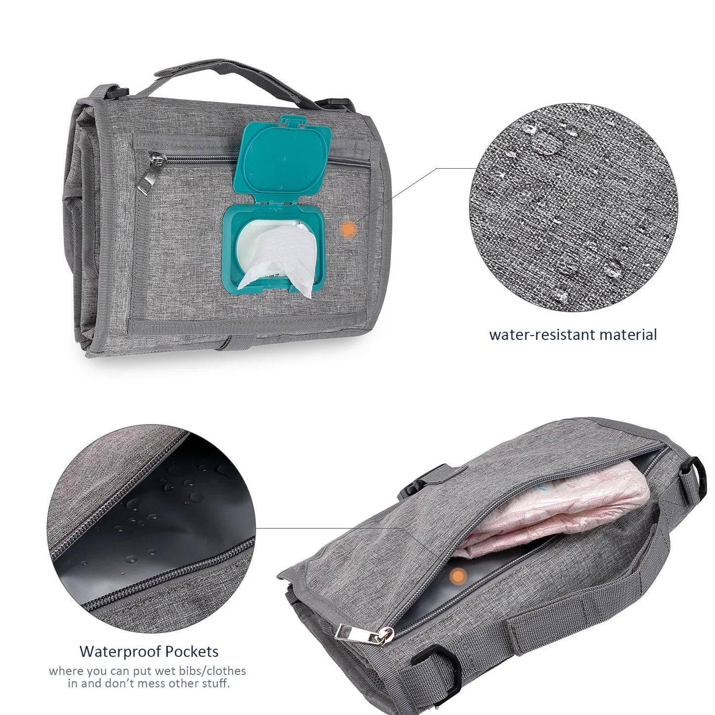 3 in 1 Baby Diaper Pad Waterproof