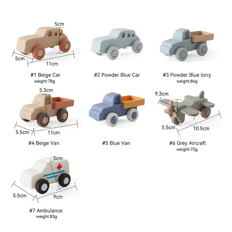 Baby toys silicone car toys