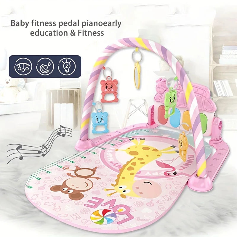 Baby fitness stand toy, music