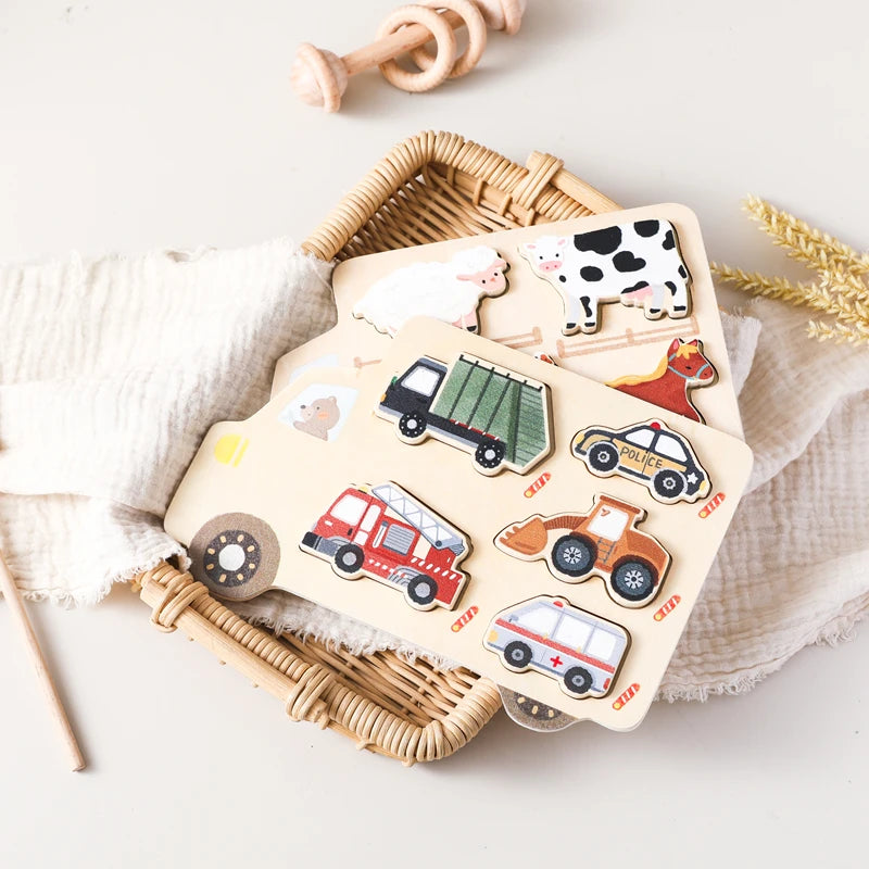 Wooden Puzzle Montessori Toys