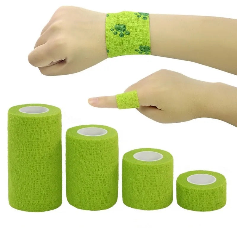 1Pcs Waterproof Medical Therapy Self Adhesive Bandage 2.5-10cm