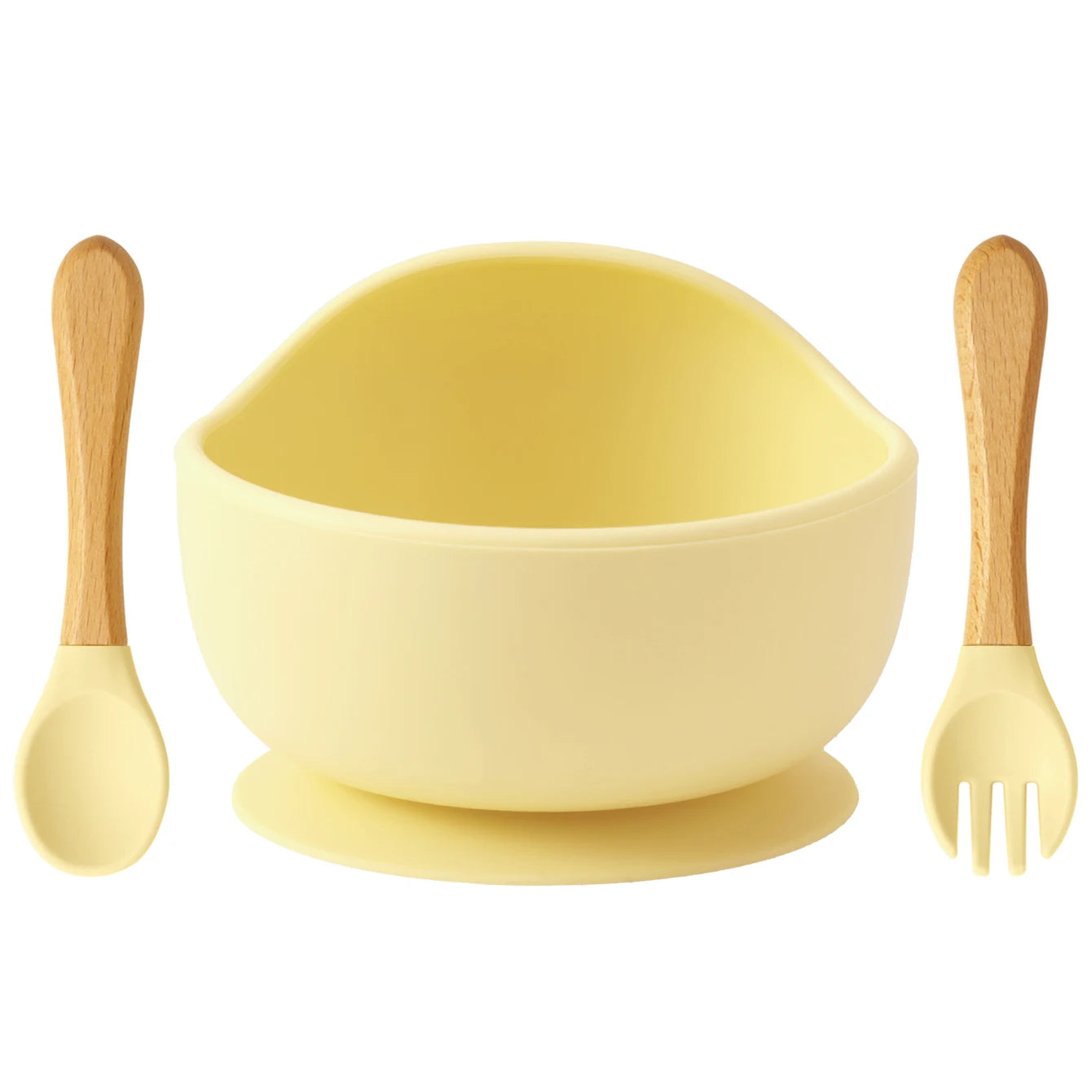 Color Kids 3PCS Silicone Baby Feeding Set