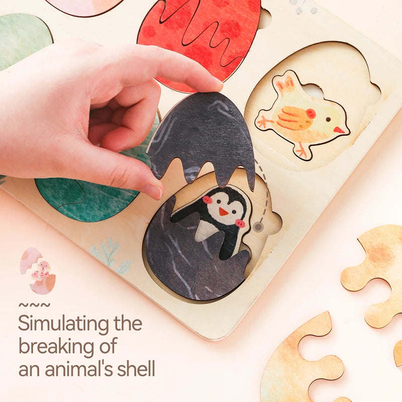 Wooden Puzzle Montessori Toys