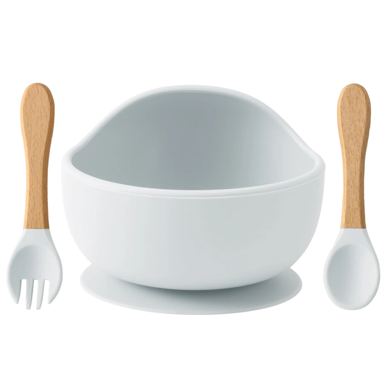Color Kids 3PCS Silicone Baby Feeding Set