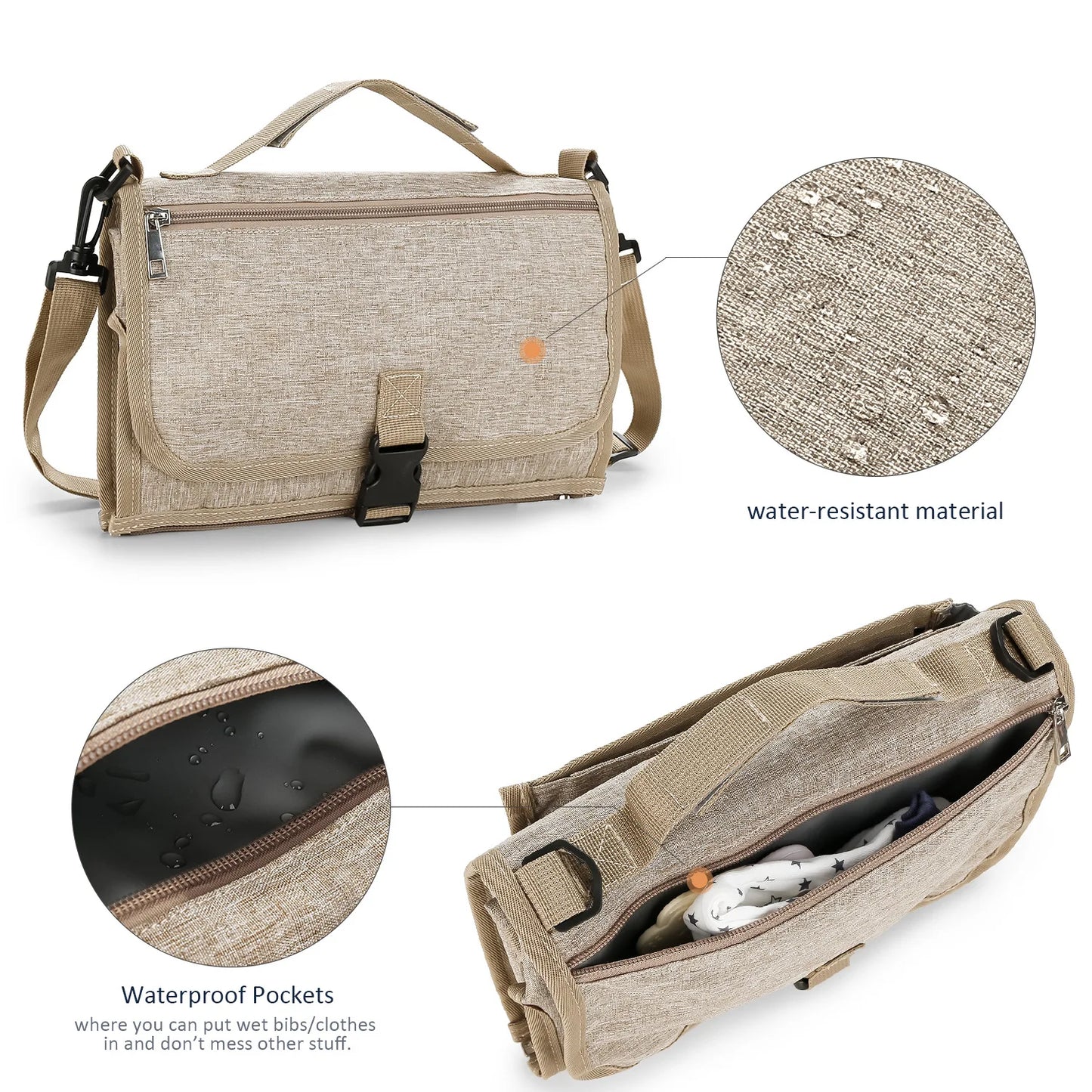 3 in 1 Baby Diaper Pad Waterproof